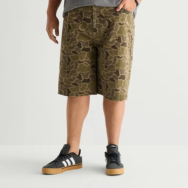 Arizona Baggy Fit Mens 12" Big and Tall Denim Short