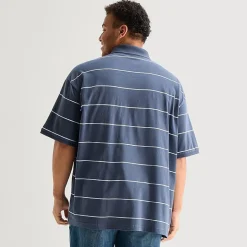 Arizona Big and Tall Mens Boxy Fit Short Sleeve Polo Shirt
