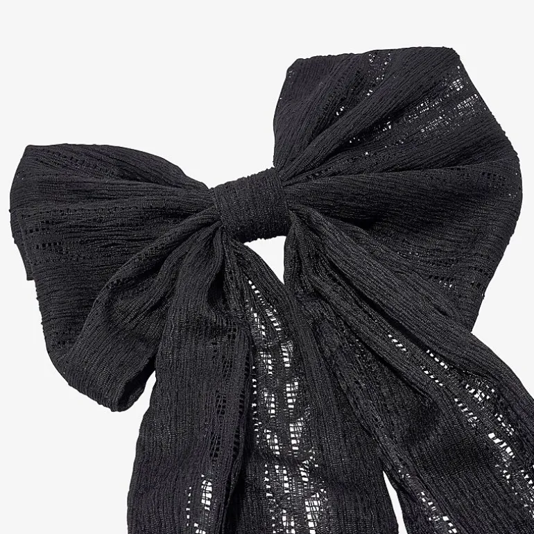 Arizona Black Lace Hair Bow