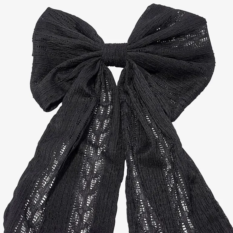 Arizona Black Lace Hair Bow
