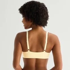 Arizona Body Cloud Kissed Wireless Triangle Plunge Pullover Bra