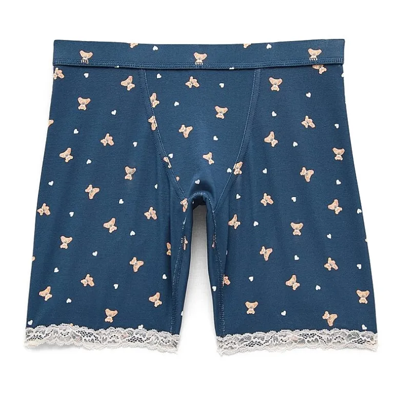 Arizona Body Cotton Boxer Briefs with Lace Trim