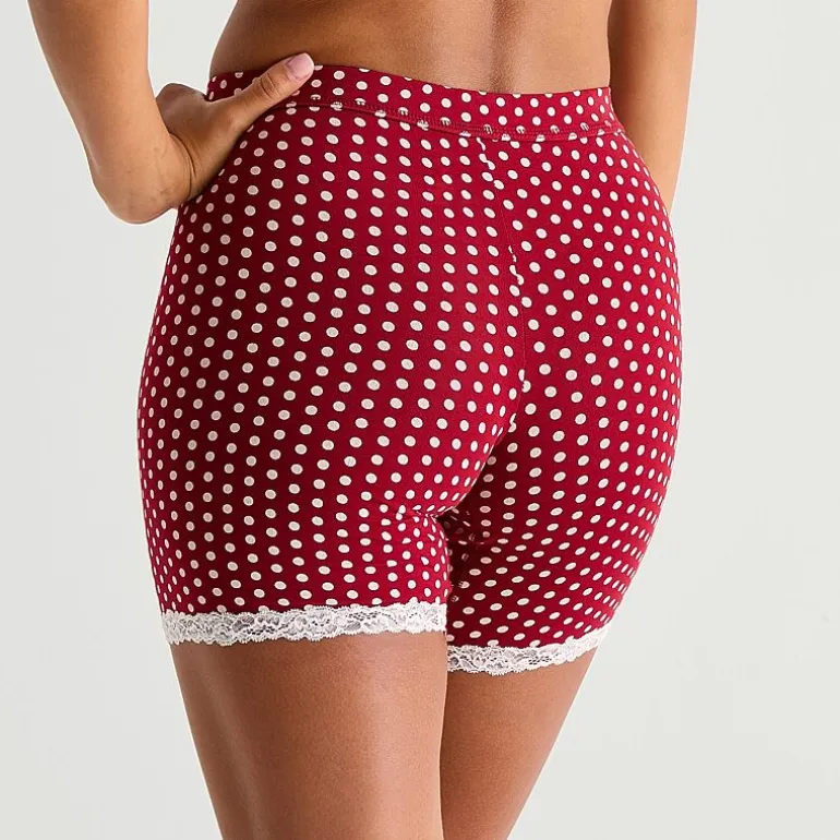 Arizona Body Cotton Boxer Briefs with Lace Trim