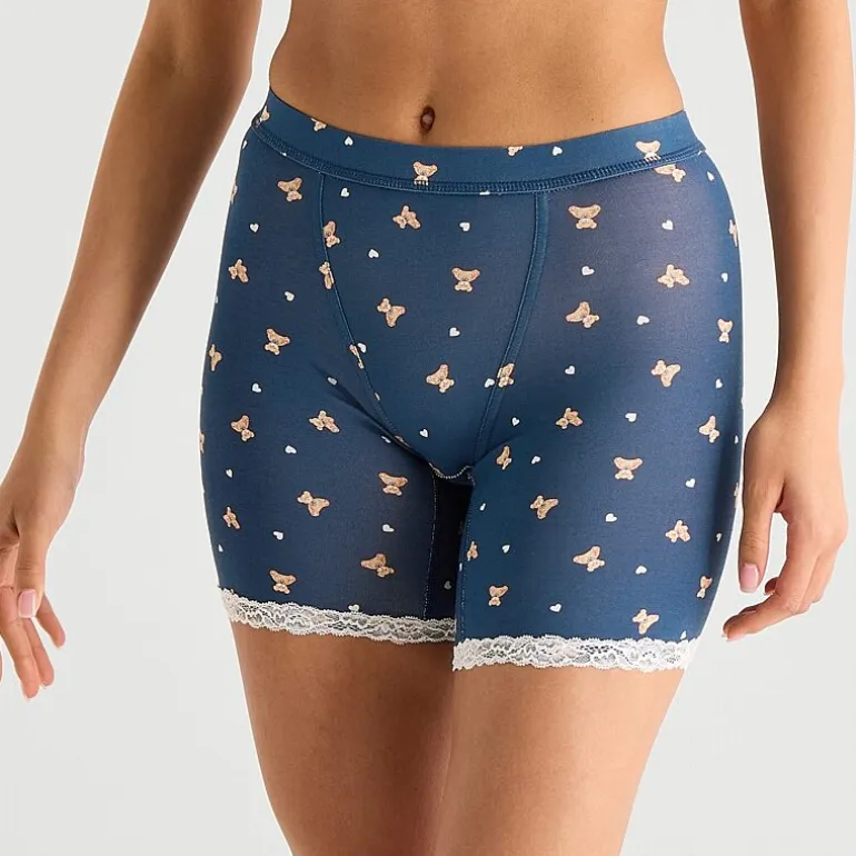 Arizona Body Cotton Boxer Briefs with Lace Trim