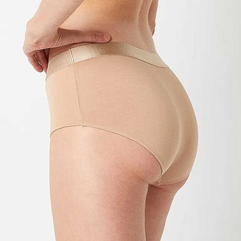 Arizona Body Cotton Elastic Waist Boyshort Panty