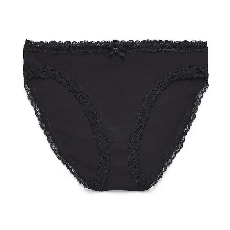 Arizona Body Cotton with Lace High Leg Bikini