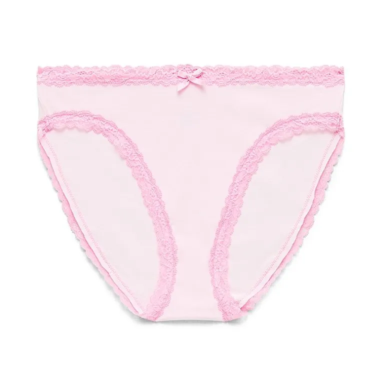 Arizona Body Cotton with Lace High Leg Bikini