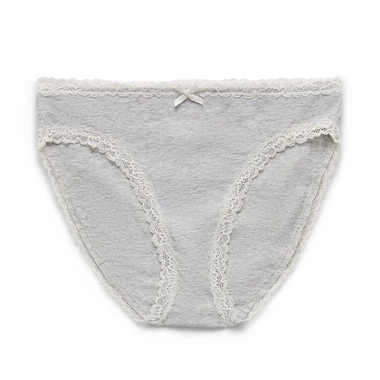 Arizona Body Cotton with Lace High Leg Bikini