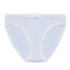 Arizona Body Cotton with Lace High Leg Bikini