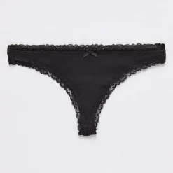 Arizona Body Cotton with Lace Thong