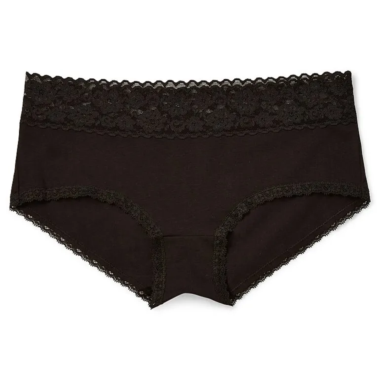 Arizona Body Cotton with Lace Boyshort Panty