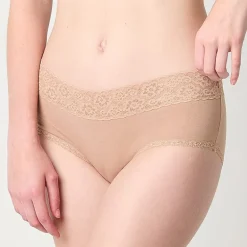 Arizona Body Cotton with Lace Boyshort Panty