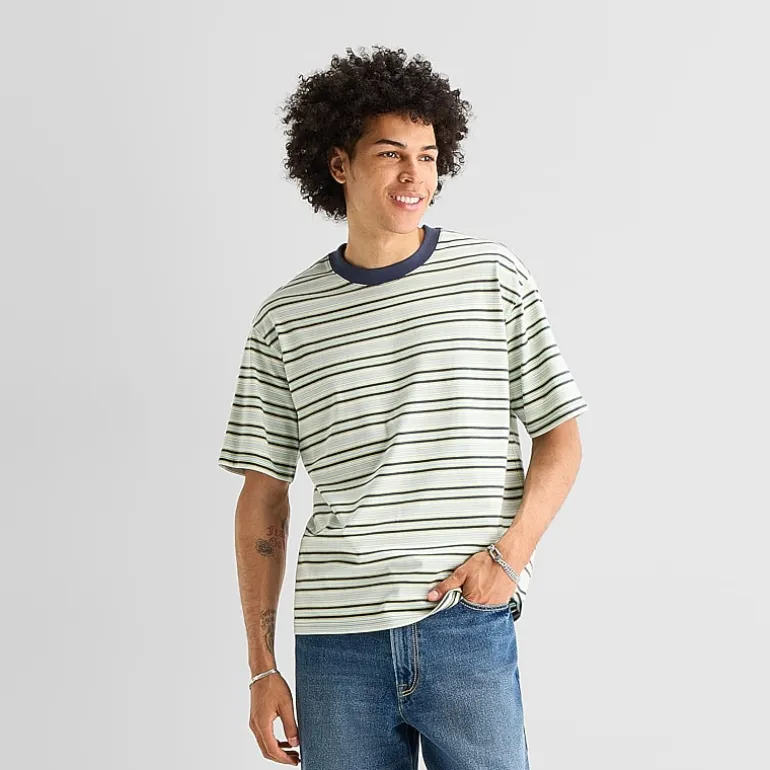 Arizona Boxy Fit Mens Crew Neck Short Sleeve T-Shirt