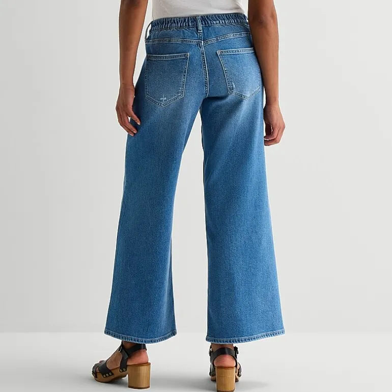 Arizona Curvy Womens Juniors Low Rise Baggy Fit Jean