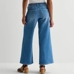 Arizona Curvy Womens Juniors Short Low Rise Curvy Fit Jean