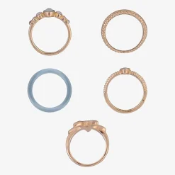 Arizona Gold Tone Starfish Womens Ring Set