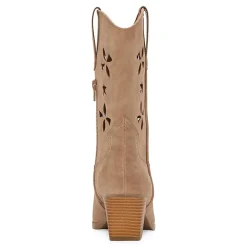 Arizona Jean Co Womens Venus Stacked Heel Cowboy Boots