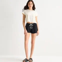 Arizona Juniors Womens Mid Rise Juniors Jogger Short