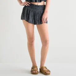 Arizona Juniors Womens Mid Rise Juniors Soft Short