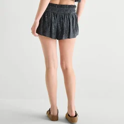 Arizona Juniors Womens Mid Rise Juniors Soft Short