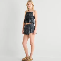 Arizona Juniors Womens Mid Rise Juniors Soft Short