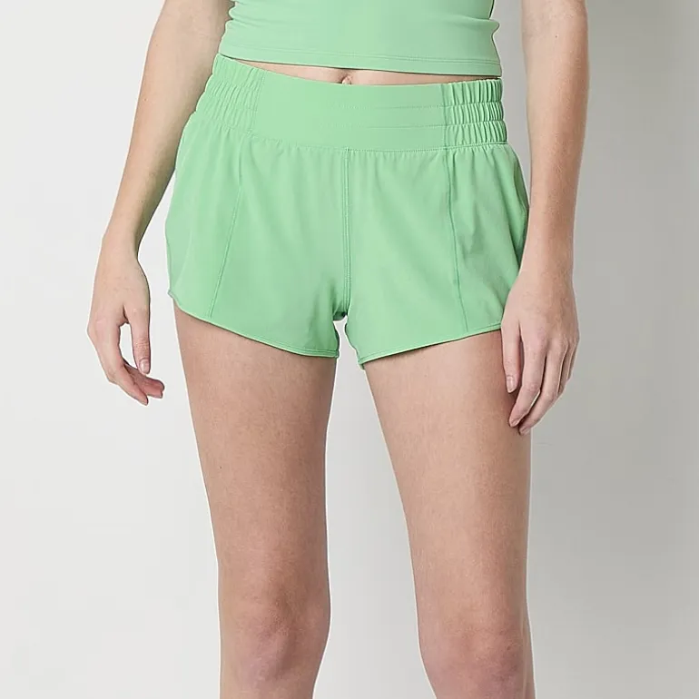 Arizona Juniors Womens Mid Rise Juniors Shortie Short