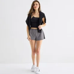 Arizona Juniors Womens Mid Rise Juniors Shortie Short