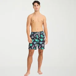 Arizona Mens 6 1/2" Animal Swim Trunks