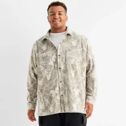 Arizona Mens Big and Tall Polar Fleece Shacket