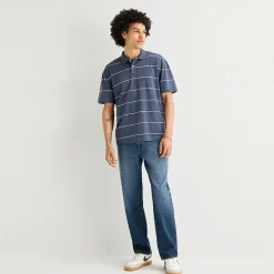 Arizona Mens Boxy Fit Short Sleeve Polo Shirt