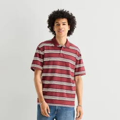 Arizona Mens Boxy Fit Short Sleeve Polo Shirt