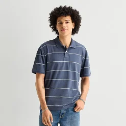 Arizona Mens Boxy Fit Short Sleeve Polo Shirt