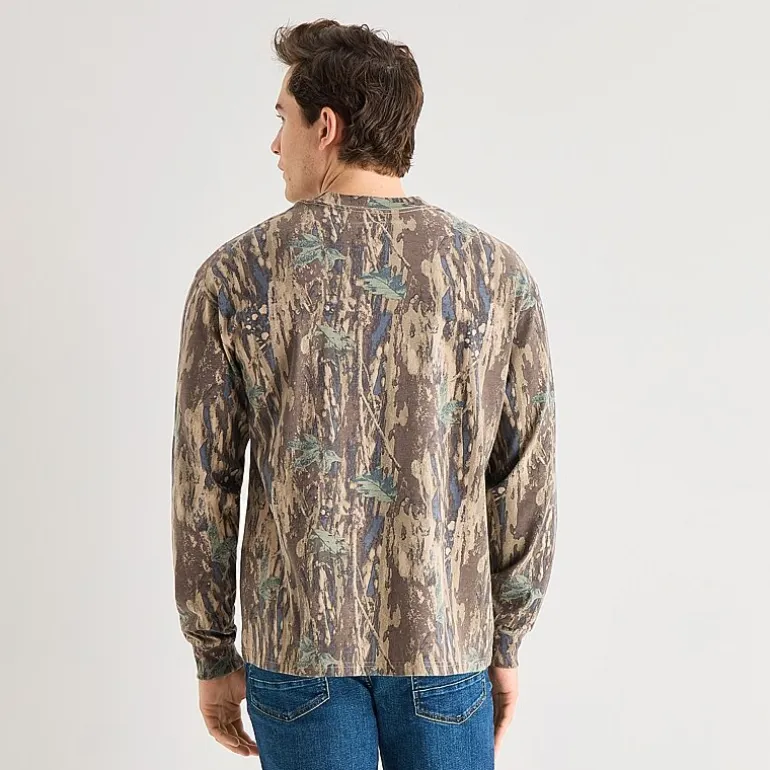 Arizona Mens Crew Neck Long Sleeve T-Shirt