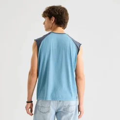 Arizona Mens Crew Neck Short Sleeve Muscle T-Shirt