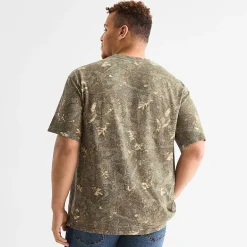 Arizona Mens Crew Neck Short Sleeve Big and Tall T-Shirt