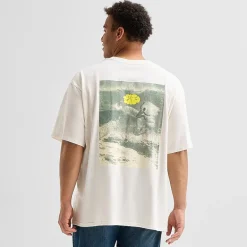 Arizona Mens Crew Neck Short Sleeve Boxy Fit Big and Tall Graphic T-Shirt