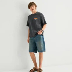Arizona Mens Crew Neck Short Sleeve Boxy Fit Graphic T-Shirt