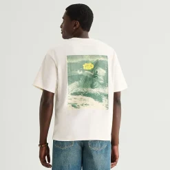 Arizona Mens Crew Neck Short Sleeve Boxy Fit Graphic T-Shirt
