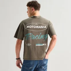 Arizona Mens Crew Neck Short Sleeve Boxy Fit Graphic T-Shirt