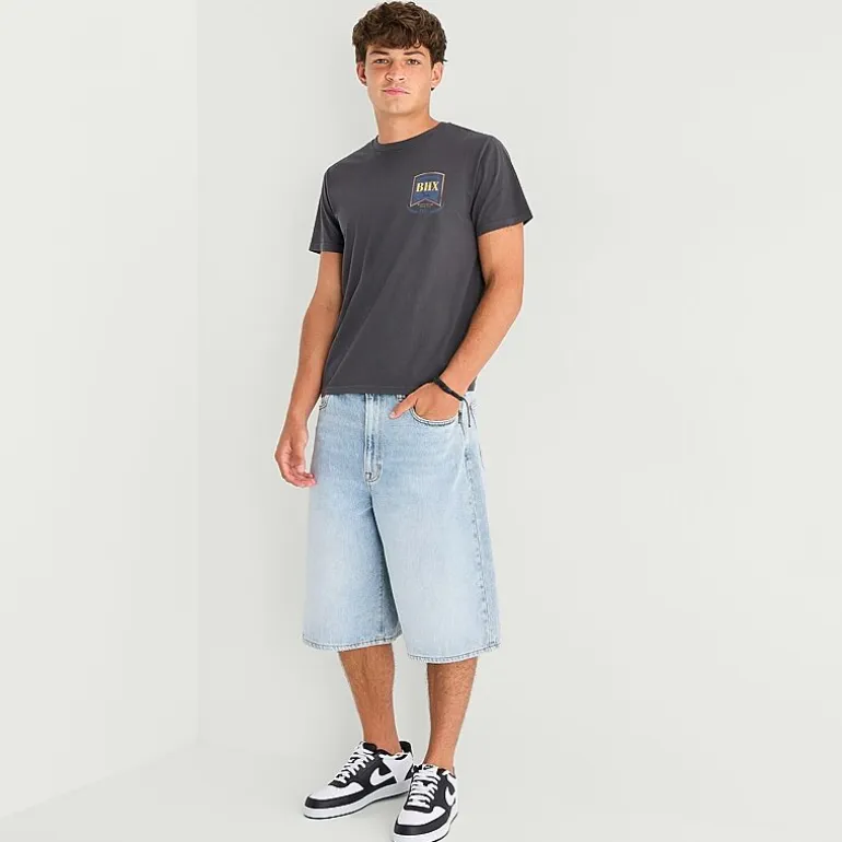 Arizona Mens Crew Neck Short Sleeve Slim Fit Graphic T-Shirt