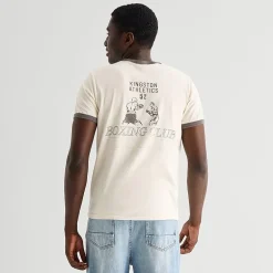 Arizona Mens Crew Neck Short Sleeve Slim Fit Graphic T-Shirt