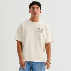 Arizona Mens Crew Neck Short Sleeve Relaxed Fit Graphic T-Shirt