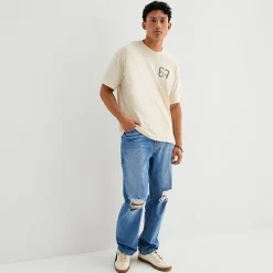 Arizona Mens Crew Neck Short Sleeve Relaxed Fit Graphic T-Shirt
