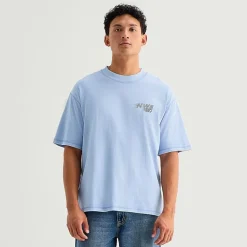 Arizona Mens Crew Neck Short Sleeve Relaxed Fit Graphic T-Shirt
