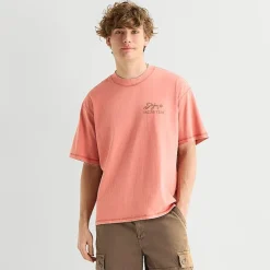 Arizona Mens Crew Neck Short Sleeve Boxy Fit Graphic T-Shirt