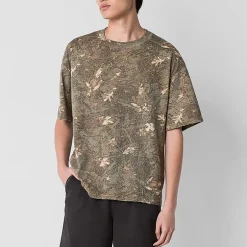 Arizona Mens Crew Neck Short Sleeve Boxy Fit Graphic T-Shirt