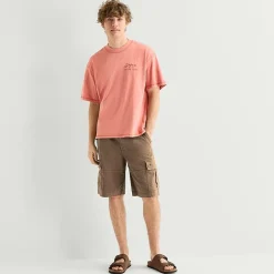 Arizona Mens Crew Neck Short Sleeve Boxy Fit Graphic T-Shirt