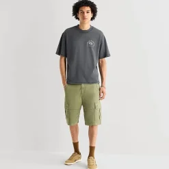 Arizona Mens Crew Neck Short Sleeve Boxy Fit Graphic T-Shirt