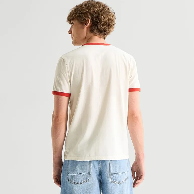 Arizona Mens Crew Neck Short Sleeve Slim Fit Graphic T-Shirt