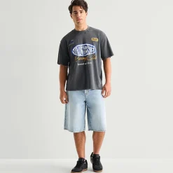 Arizona Mens Crew Neck Short Sleeve Boxy Fit Graphic T-Shirt